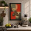 Locomotive at Night Geometric - Wrapped Canvas-357728994-357729000