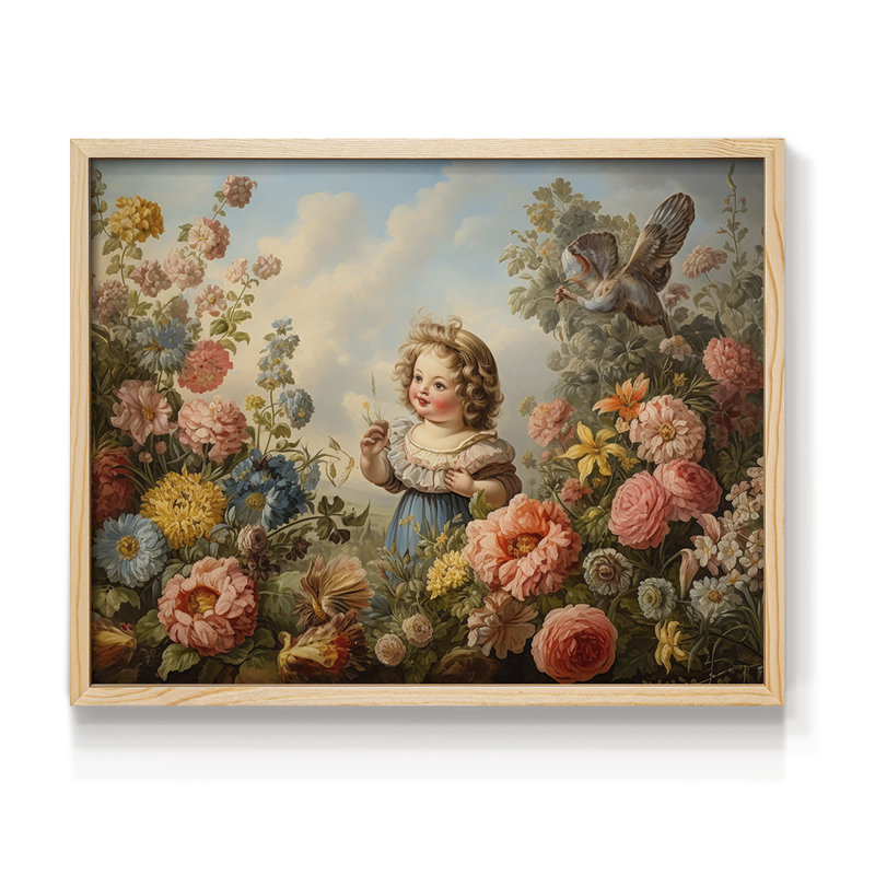 Angels From Above-LV - Reproduction encadrée - Restickable, Naturel, H 11 po x l 14 po