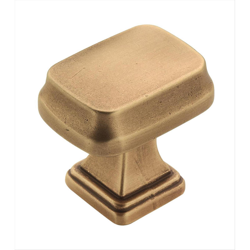 Poignée rectangulaire Revitalize 1 3/16 po, Bronze doré