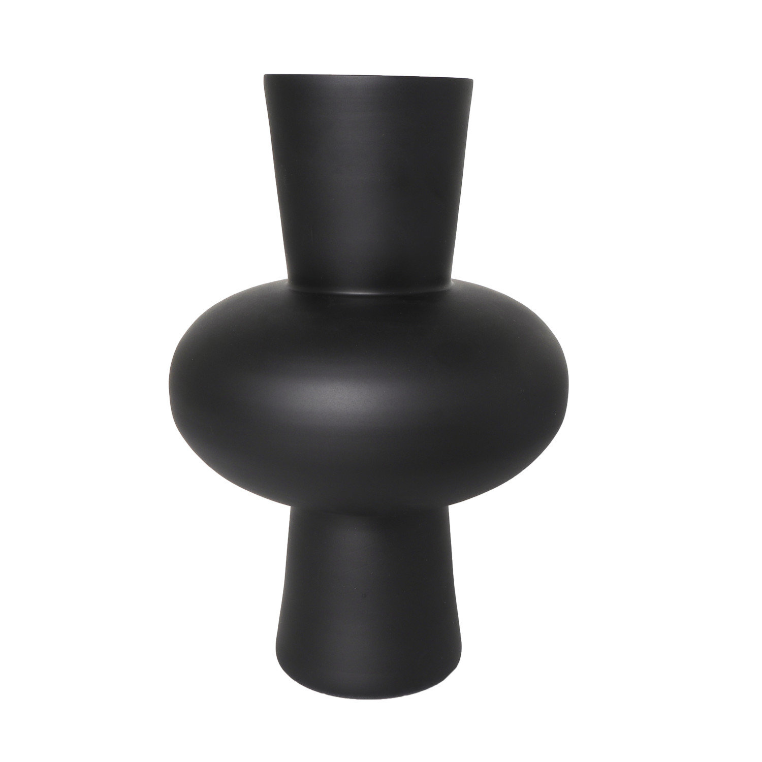 Mable Table Vase, Black