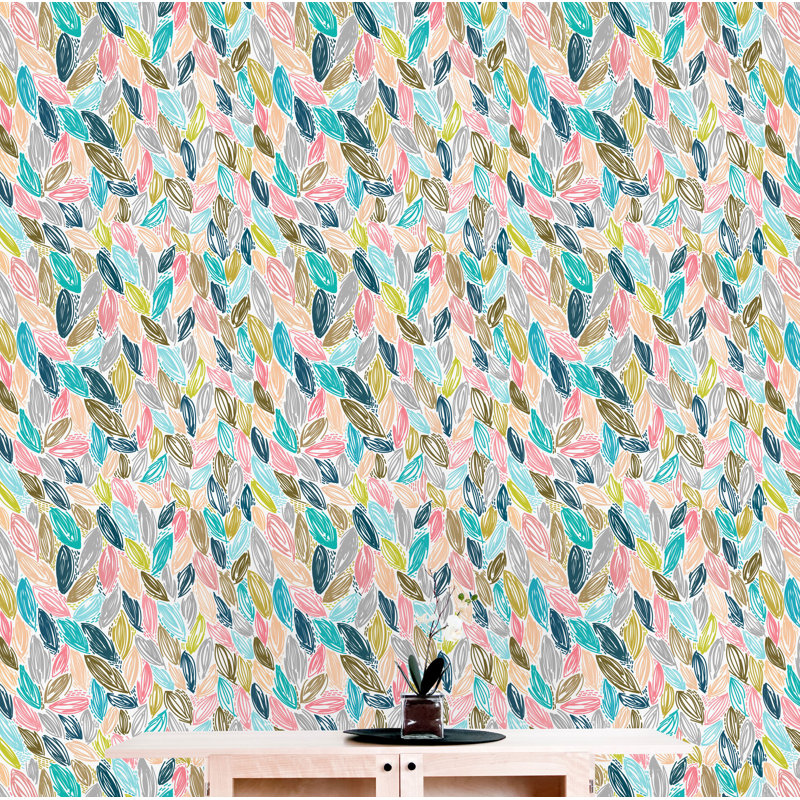Rouleau de papier peint adhésif Elysia, L 16,67 po x l 25 po