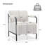 Fauteuil rembourré en velours côtelé Stolle-522972961