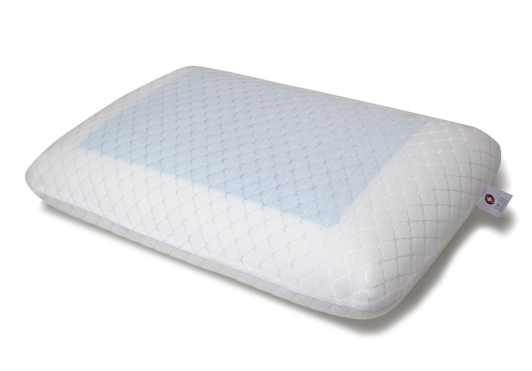 Swiss Comforts Gel Memory Foam MediumFirm Cooling Pillow & Reviews