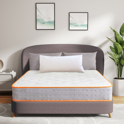 10" Medium Gel Memory Foam Hybrid Mattress in A Box,