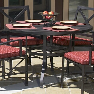 Mulcahey Patio Dining Set, Spectrum Carbon Sunbrella®