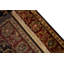 Hand-Knotted High-Quality Black and Red Area Rug