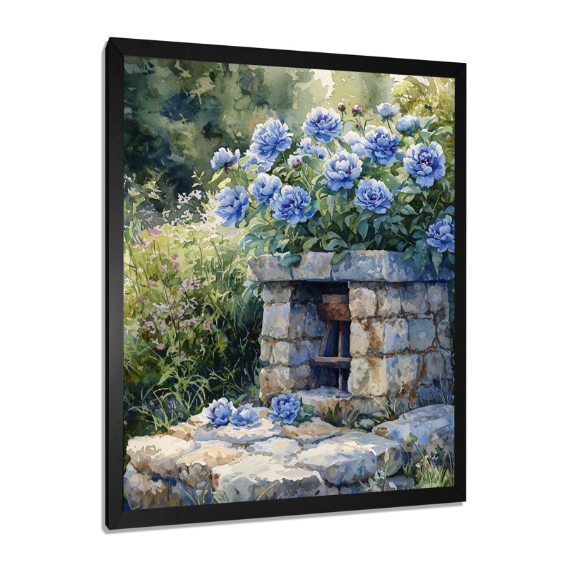 Tomczyk - Floral Canvas Art Print, Noir, noir, noir, noir, H 20 po x l 12 po, Reproduction encadrée d'une seule photo