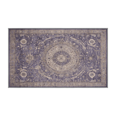 Tapis gris lavable à la machine