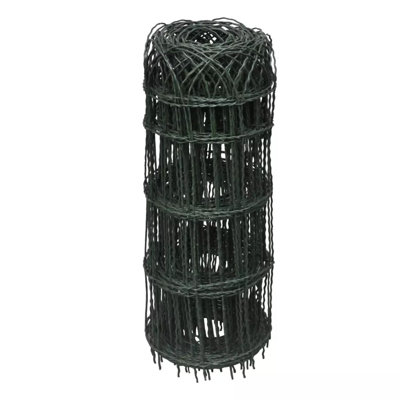 Delacroix Green Metal Fencing