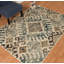 Tapis beige à motif géométrique Farwa-23169881