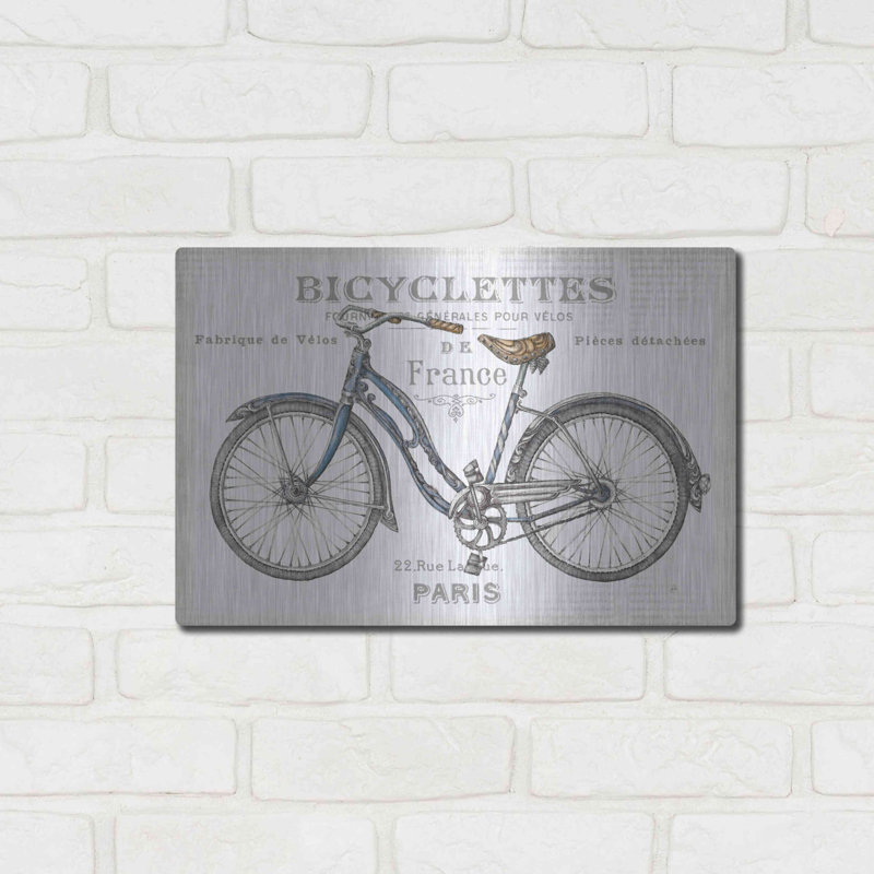 "Bicyclettes II" par Daphne Brissonnet, H 12 po x l 16 po