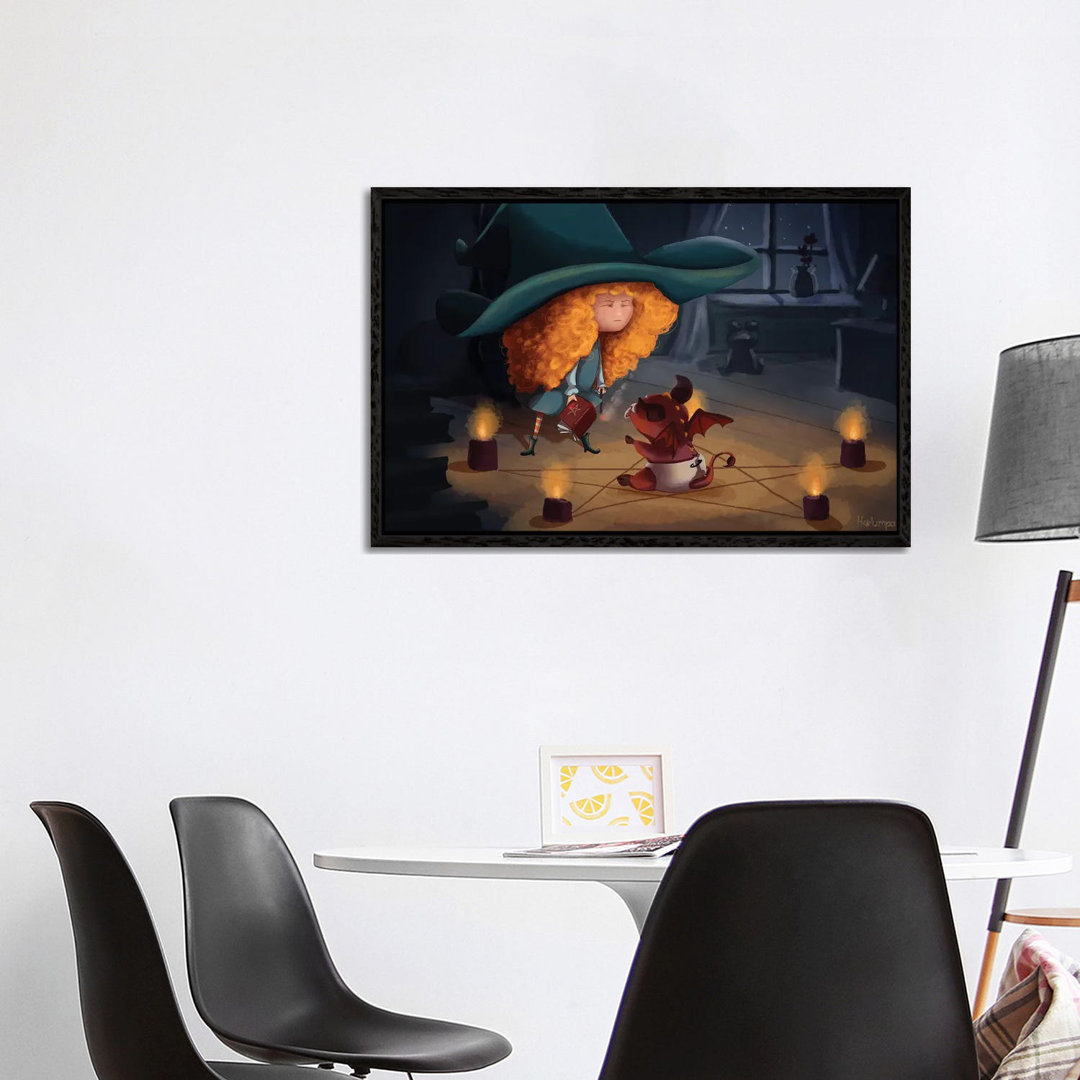 Die Hexe von Holumpa - Galerie-verpackte Leinwand Giclée