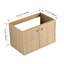 Meuble-lavabo 30 po, contreplaqué de chêne, meuble-lavabo avec rangement intérieur