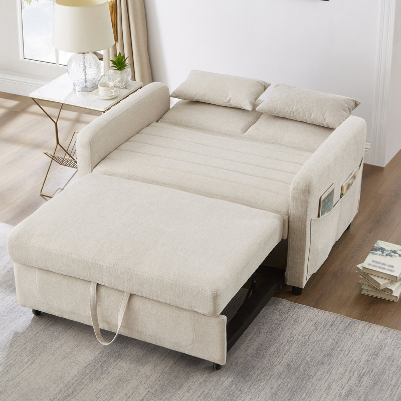 Linen Sofa, Beige