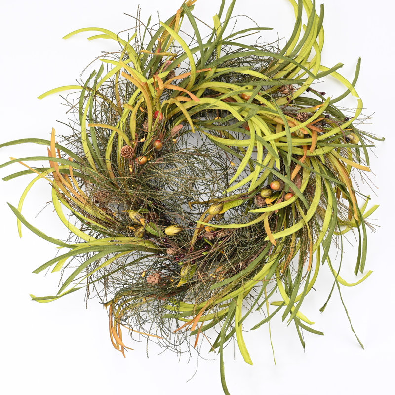Handcrafted Faux Silk 26'' Wreath