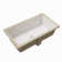 Undermount Bathroom Sink Rectangular, 27.6'' x 15.8'' White Rectangle Vessel Sink for Bathroom, Modern Ceramic Under Counter Sink with Overflow