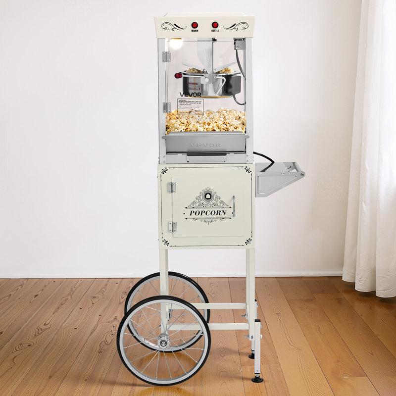 Machine à maïs soufflé Popcorn Popper, Blanc