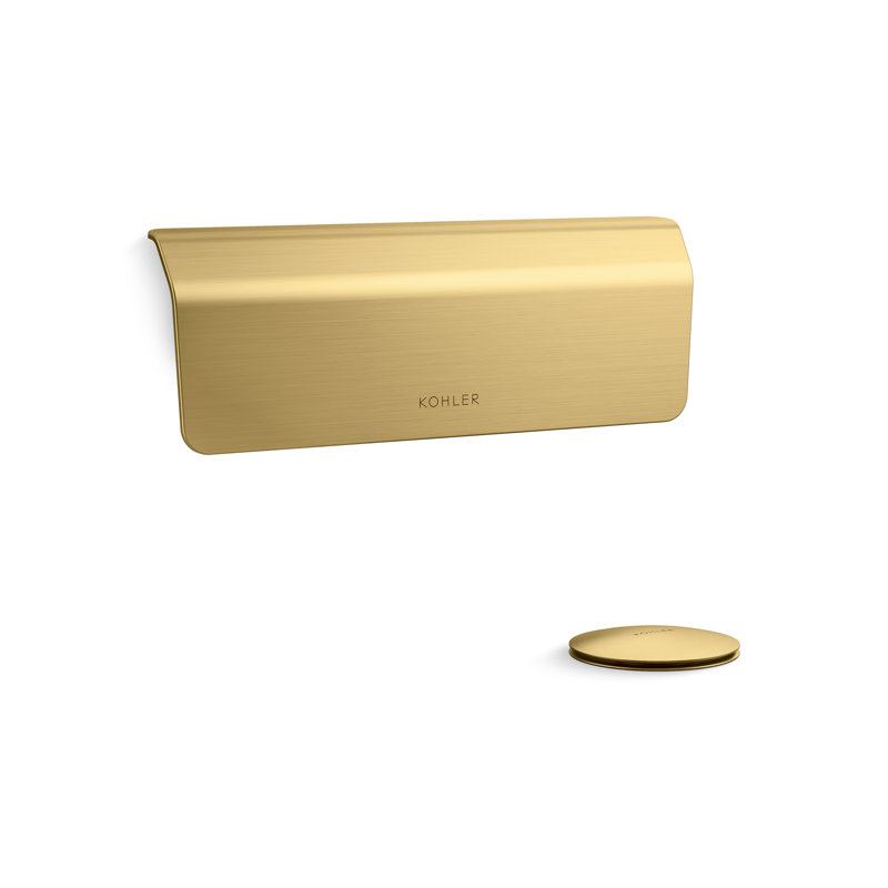 Volute Bath Drain Trim, Brass
