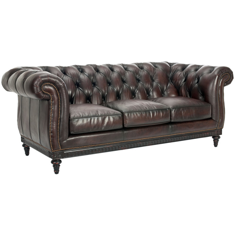 Canapé Chesterfield en cuir Shoreham