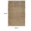 Jute / Sisal Chevron Area Rug in Brown-717185643