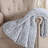 Christian Siriano Grey Chevron Gift Boxed Throw