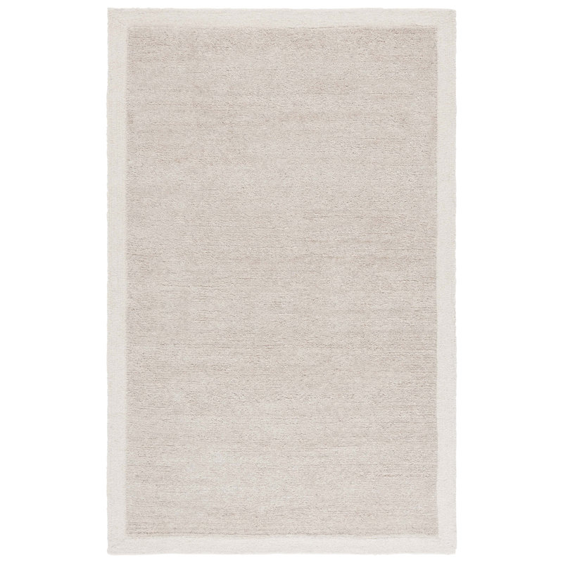 Metro Hand Tufted Wool; Cotton Solid Color Indoor Rug, Rectangle 9' x 12'