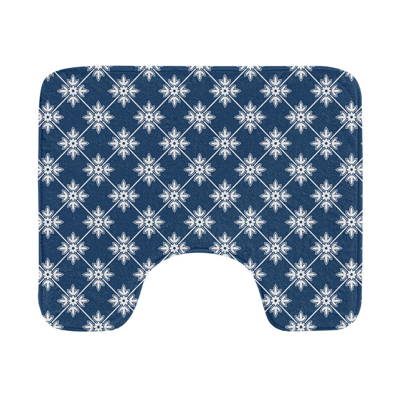  Tapis de salle de bain en U 20 po Indigo