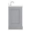 Ensemble de meuble-lavabo simple 36,25 po avec plateau en quartz Abshire-94668820