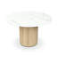 Arlo 120cm Round White Marble Dining Table-770760070