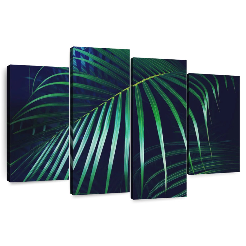 Harnek Bright Green Palm, 22" H x 36" W