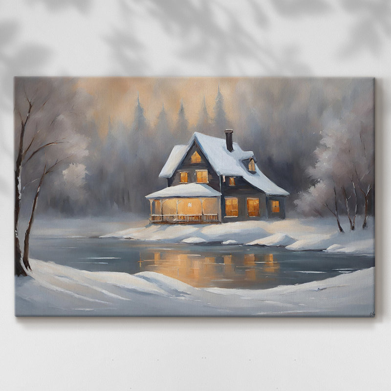 Paysages rétro-CXLV -Galery Wraraped Cavas, 12 x 18