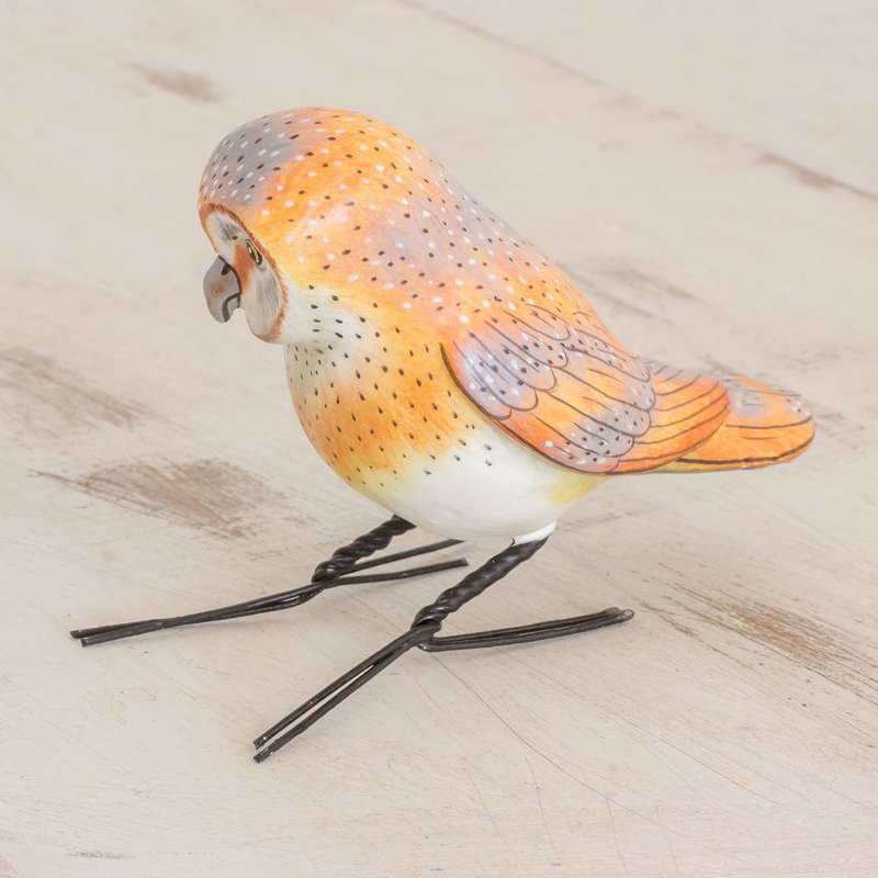 Figurine en céramique hibou debout Rosalind Wheeler