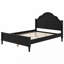 Lit plateforme en bois avec tête et pied de lit-36227464-36227511