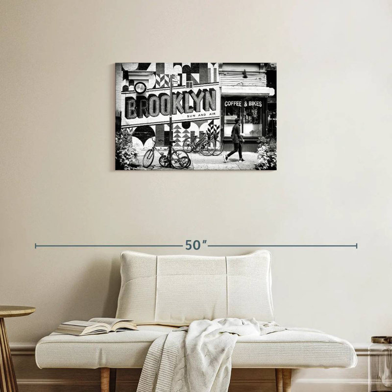 Nicci Brooklyn Coffee, 20" H x 30" W