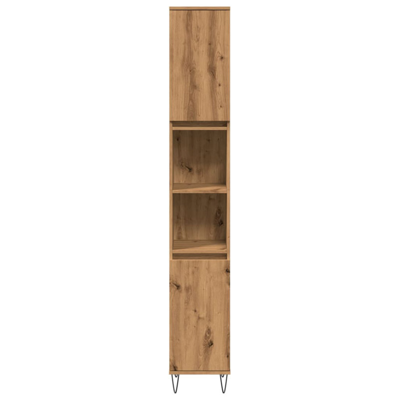 Brieonna Bathroom Cabinet, Artisan oak