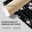 «Floral Flowers and Stripes II Glam», reproduction d'art non encadrée-1341312049