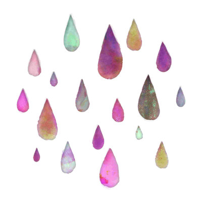 " Rain Drops " Painting Print
