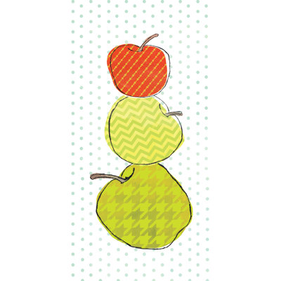 Fun Pattern Apples - Painting Print