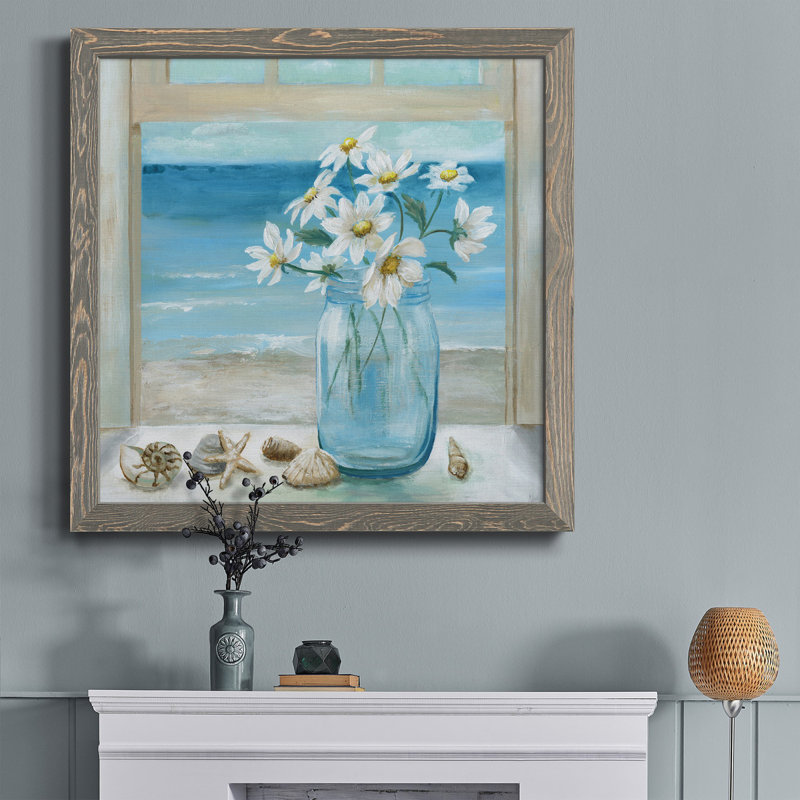 "Blue Tropicana II", reproduction d'art sur toile