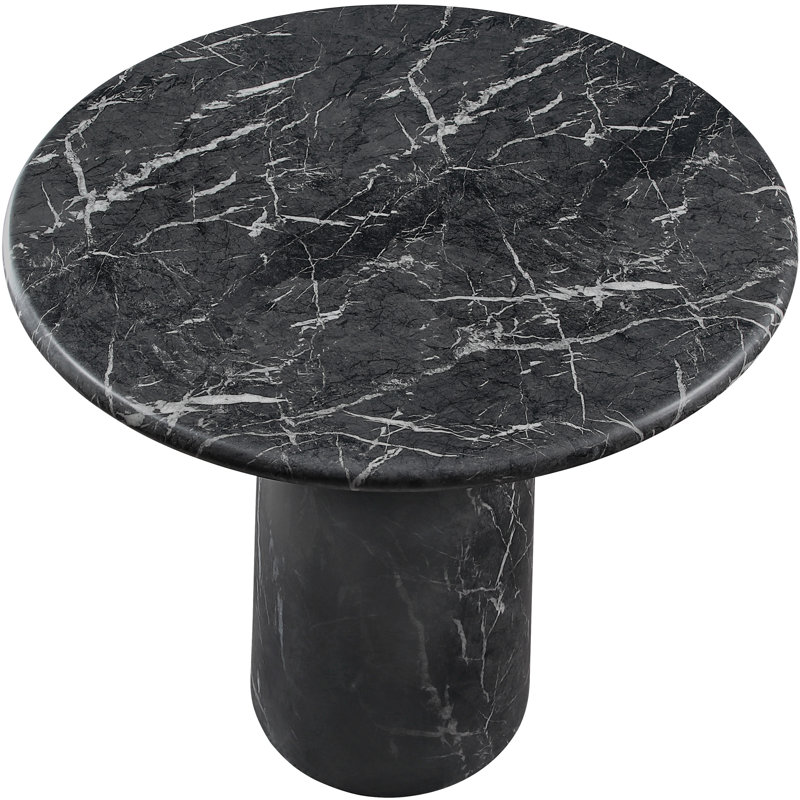 Table de hauteur comptoir intérieur / extérieur Coserza, H 36 po x l 36 po x P 36 po, Noir