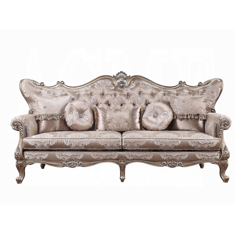 Canapé Jayceon avec sièges moelleux et 5 coussins décoratifs