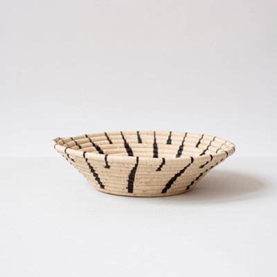 Raffia Wall Organizer with Wall Baskets