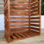 Charkita 88cm W x 43cm D Wood Log Store
