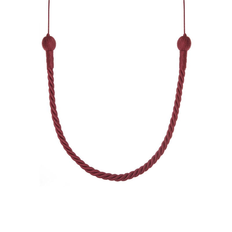 Bosi 100% Polyester 1.5cm Curtain Tieback, Red