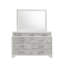 Commode 6 tiroirs en bois pour la chambre à coucher