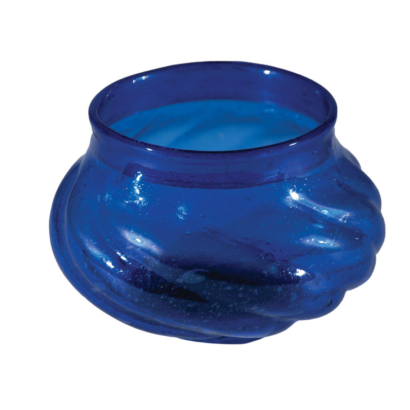 Hand-Blown Twisted Glass Tealight/Votive Holder