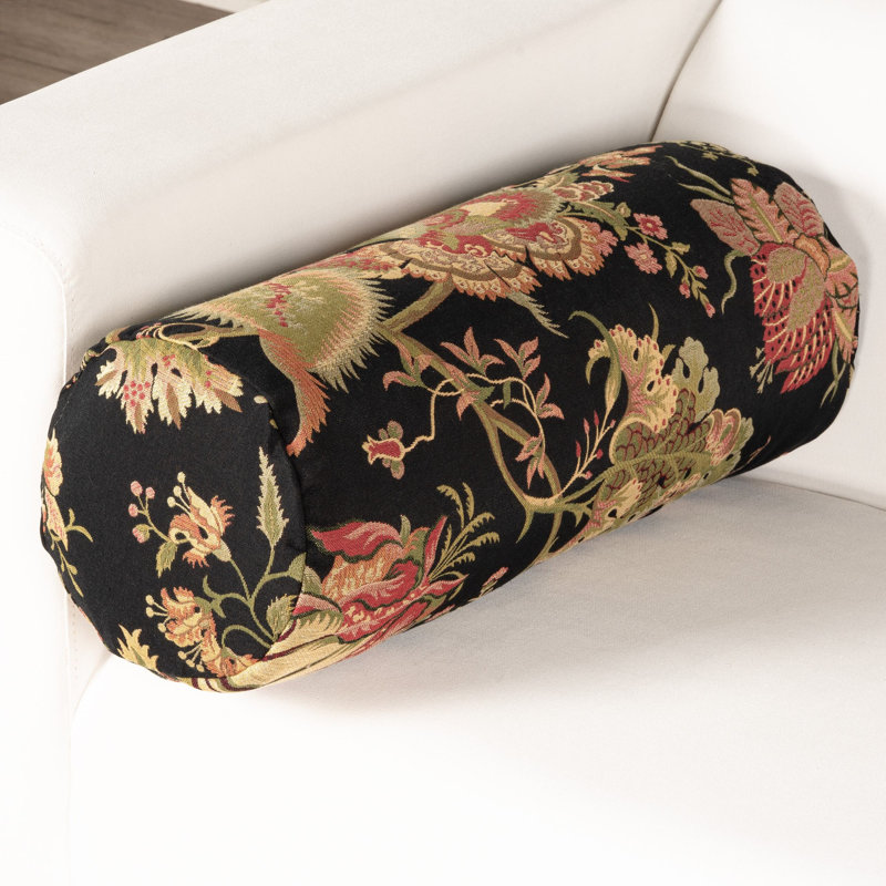 Devonya Night Lumbar Pillow, Polyester, Bolster 8"H x 21"W