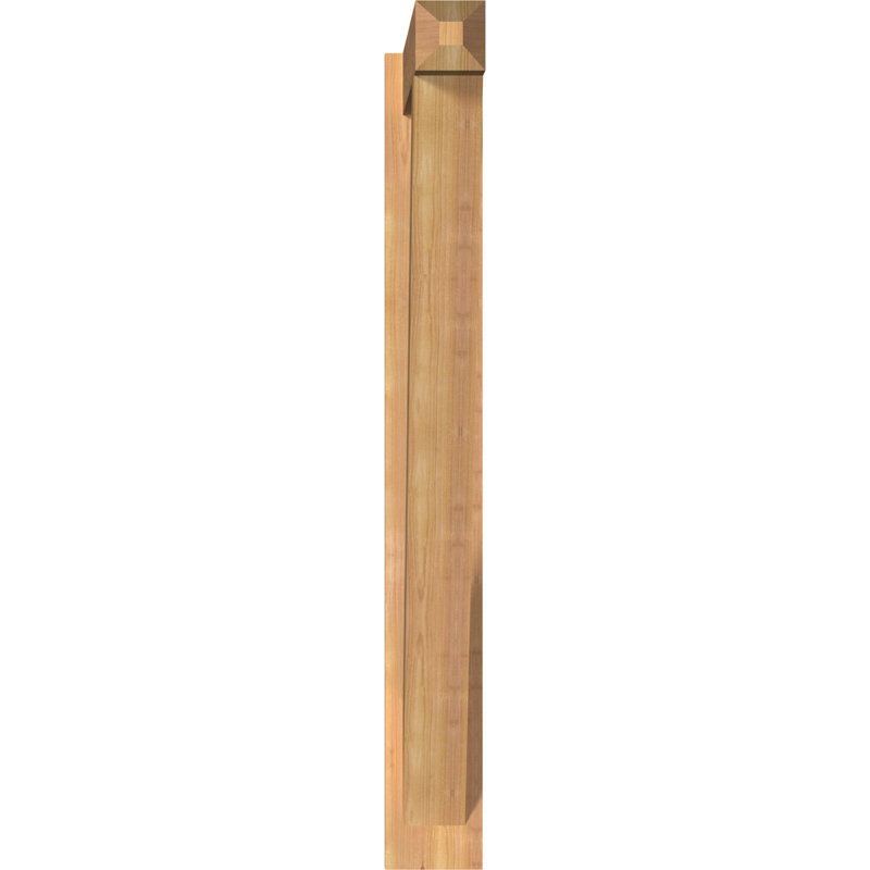 Artisan traditionnel en bois rustique, P 34 po x H 46 po, Cèdre rouge de l'Ouest l 5 1/2 po (lisse)