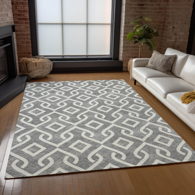 Tapis intérieur / extérieur Michaella, Rectangle 8 pi x 10 pi