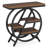 Compact Industrial End Table With 4-Tier Storage, Perfect For Small Spaces And Modern Decor.-1409194870